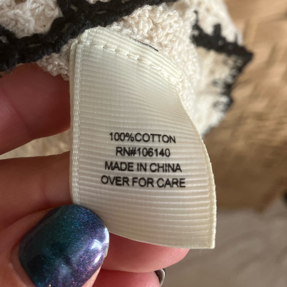 Boho Crochet Cotton Top - Picture 5 of 6